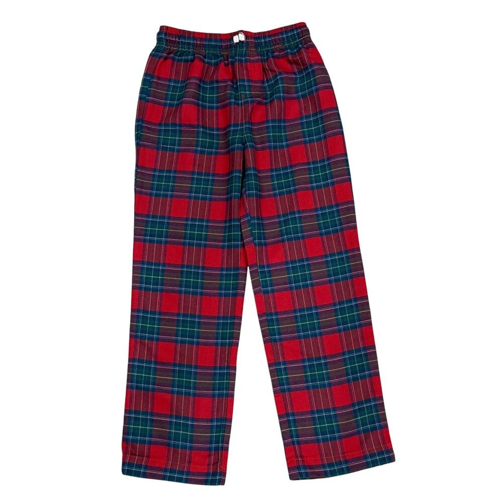 VINEYARD VINES Kids Red Plaid Pajama Pants Size Small 8-10